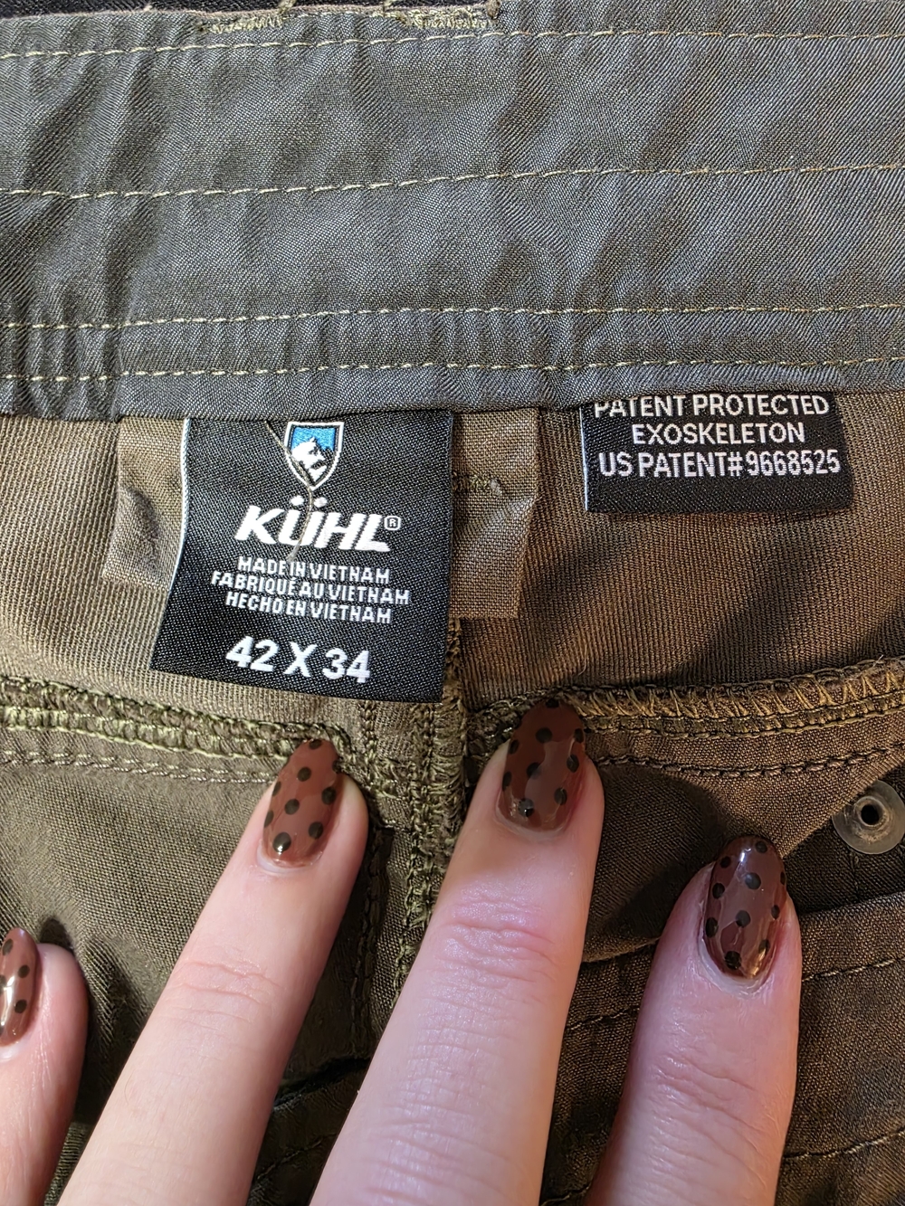 KUHL Men's Brown Utility Pants - 42 x 34